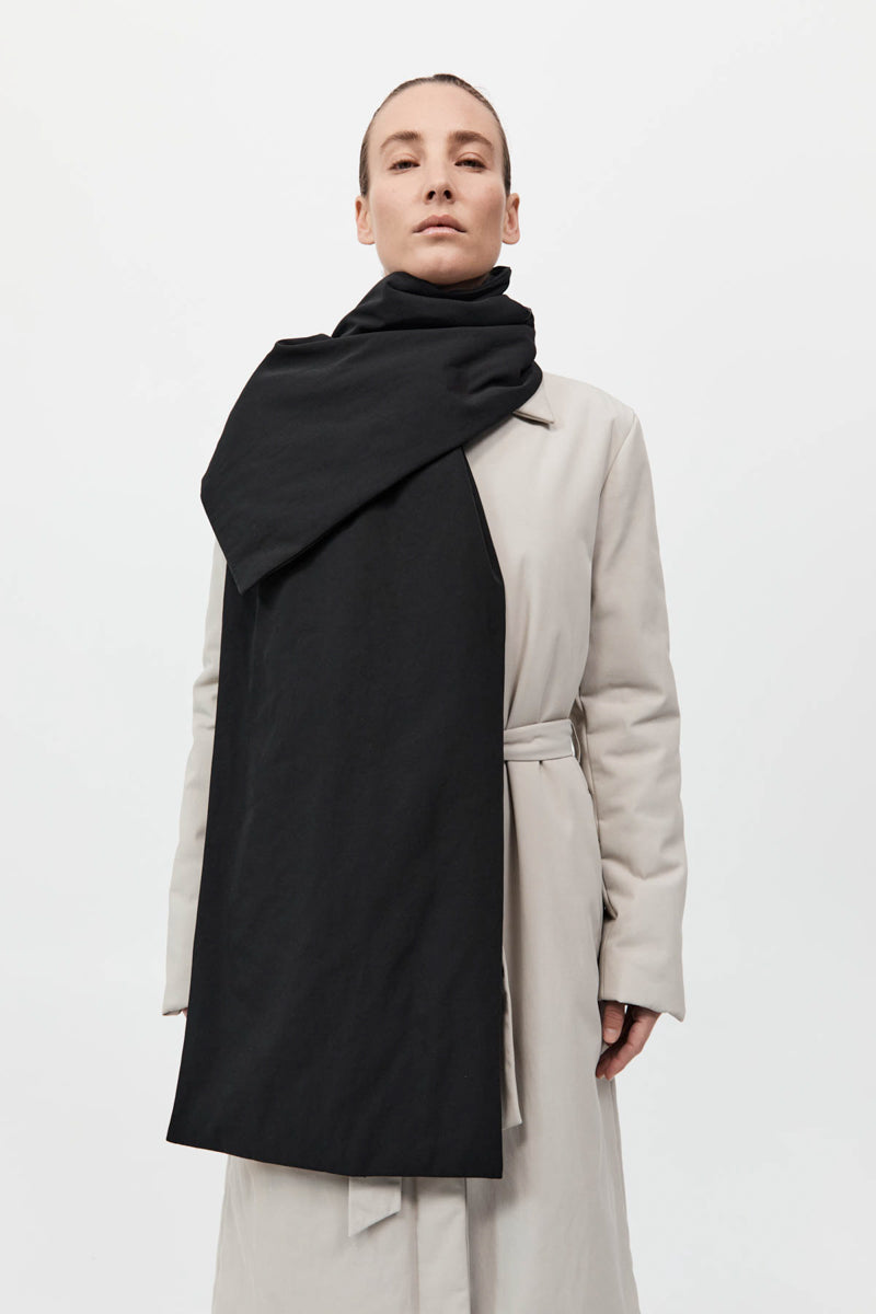 Padded Scarf - Black