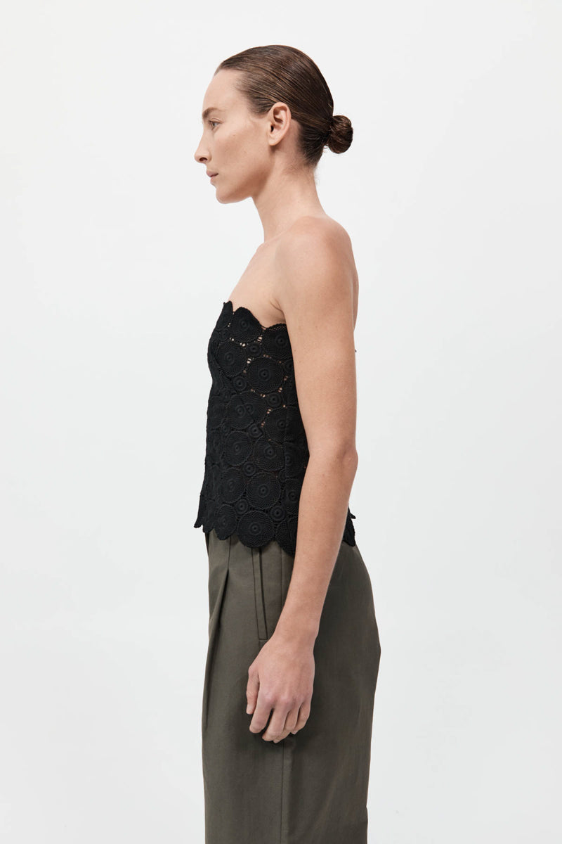 Doily Top - Black