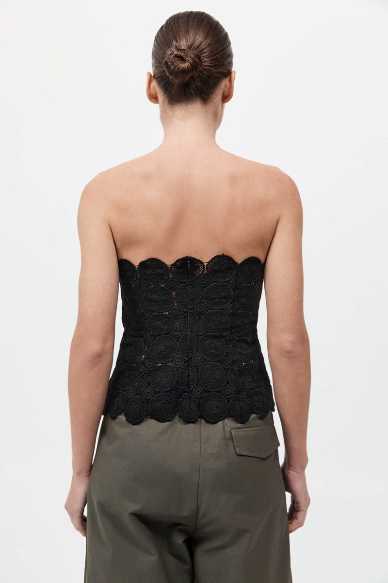 Doily Top - Black