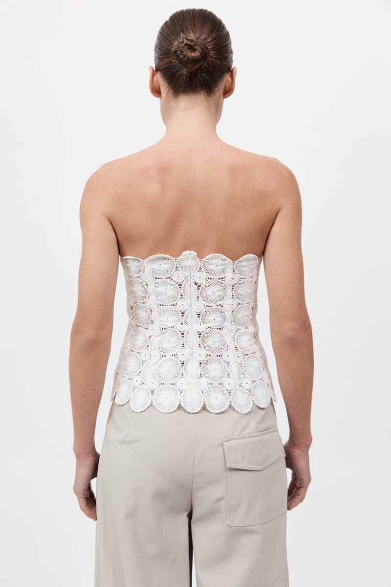 Doily Top - White