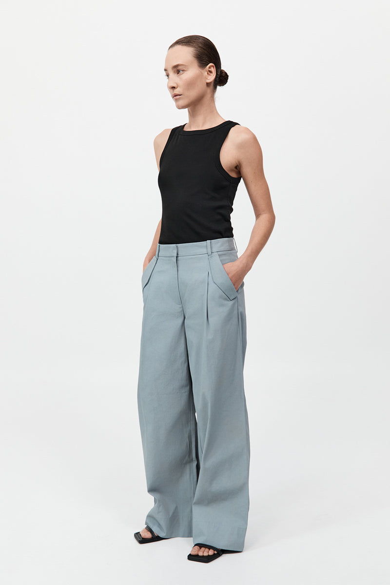 Utility Pleat Pants - Glacier
