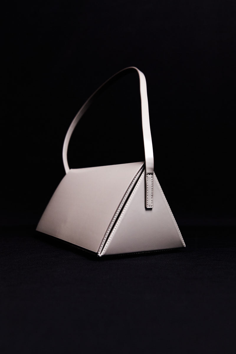 Triangle Origami Shoulder Bag - Slate