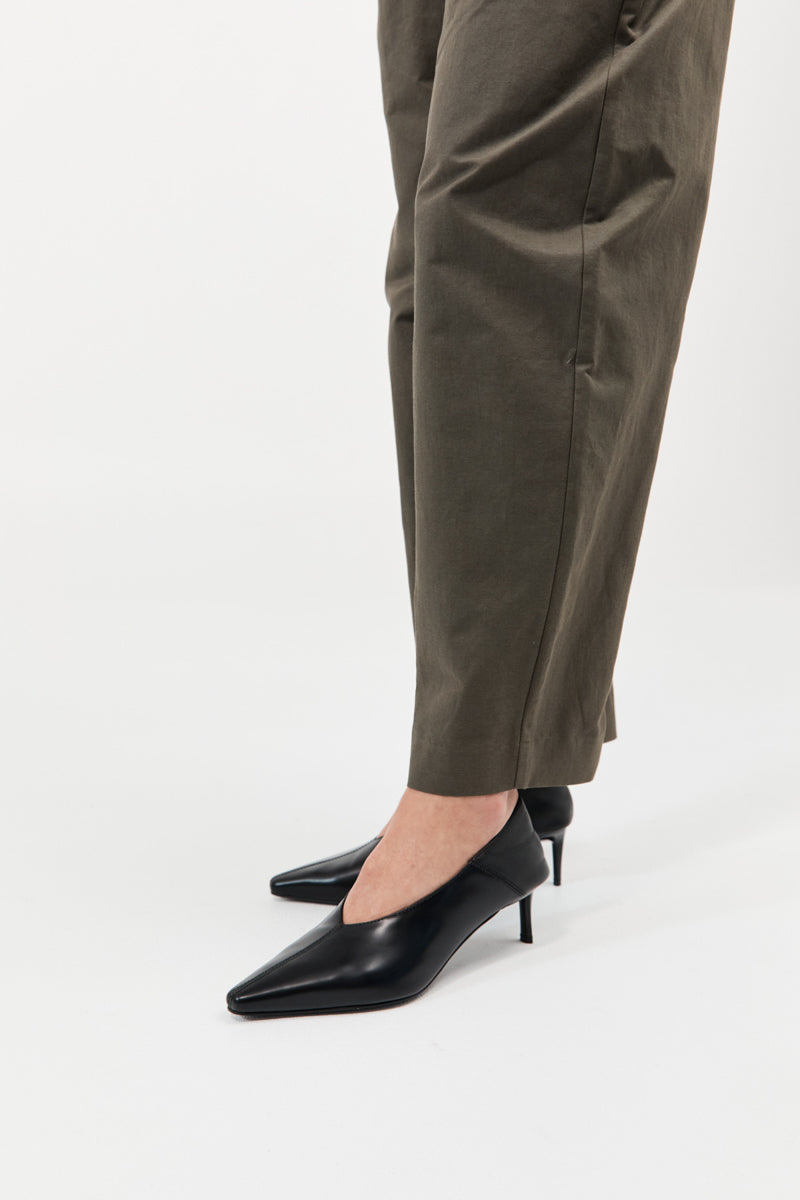 Classic Fold Heel - Black
