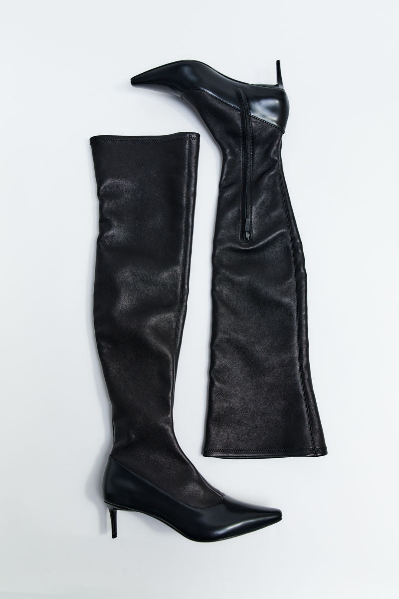 Sock High Boot - Black