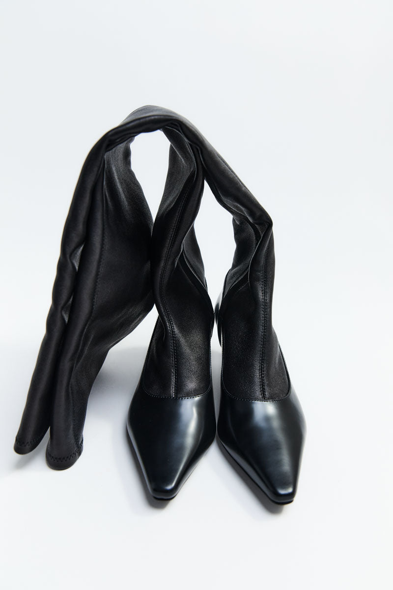 Sock High Boot - Black