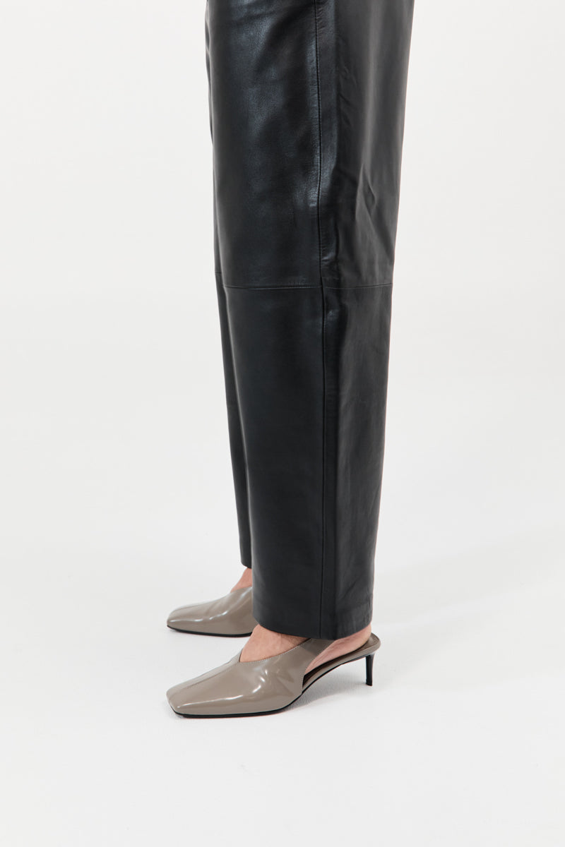 Square Toe Sling Back Heel - Slate