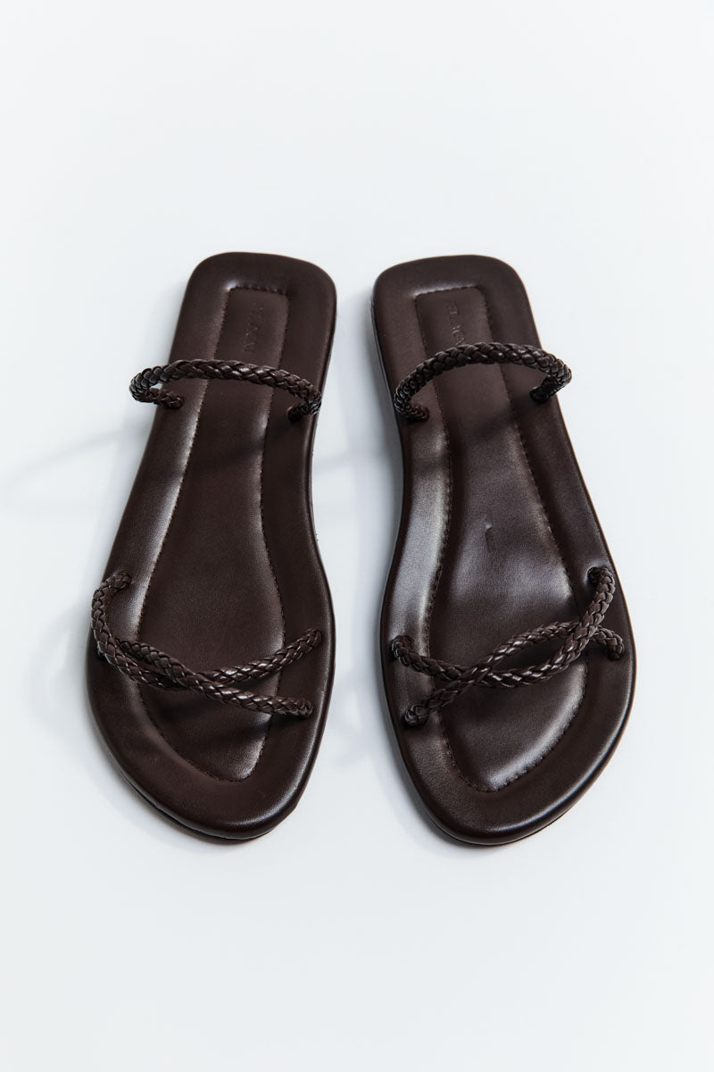 Woven Rope Slide - Chocolate