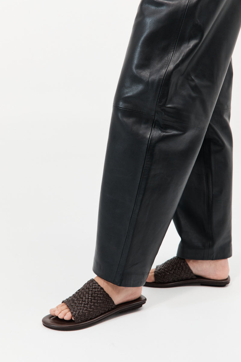 Woven Minimal Slide - Chocolate