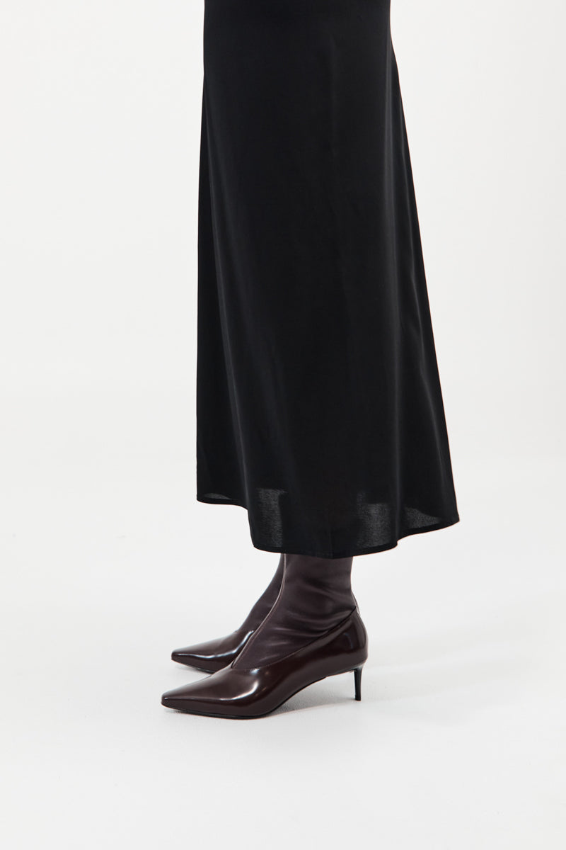 Sock Ankle Boot - Bordeaux