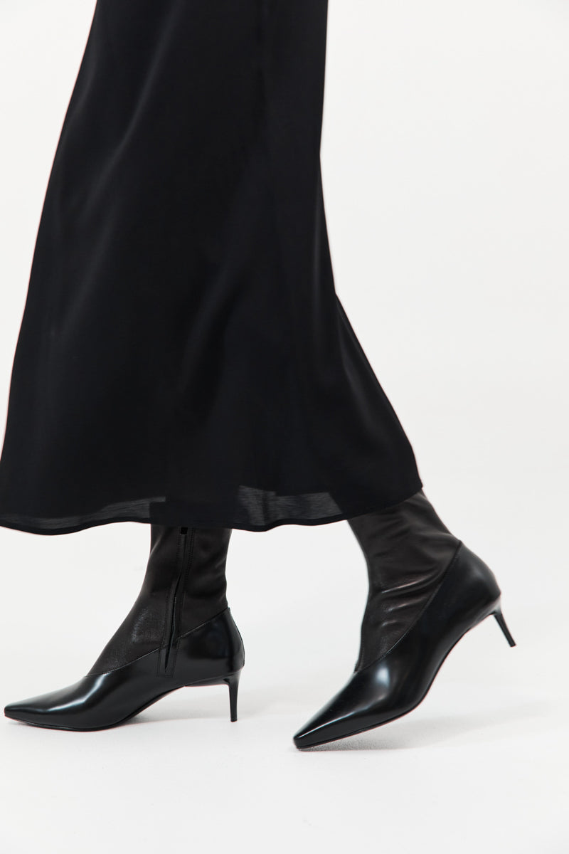 Sock Ankle Boot - Black
