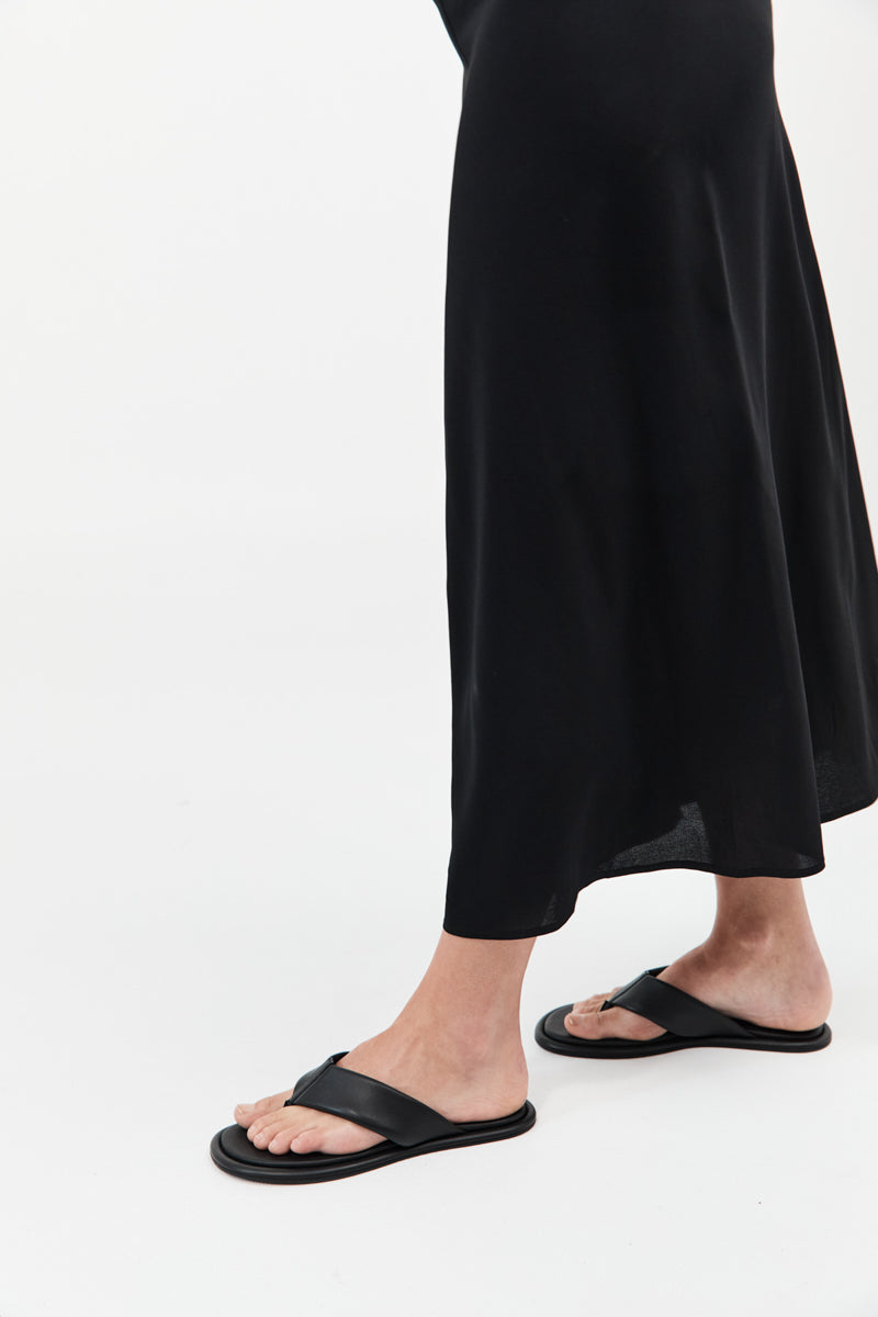 Soft Thong Slide - Black