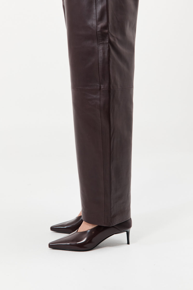 Classic Fold Heel - Bordeaux