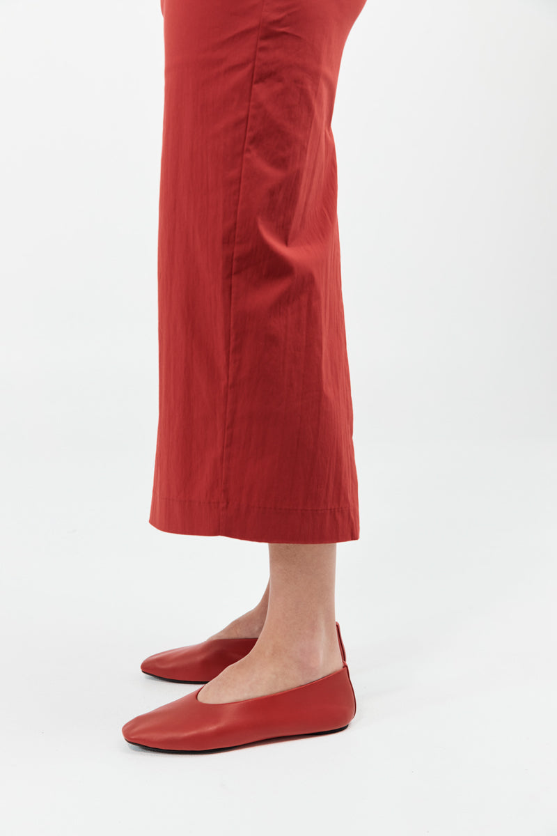Soft Glove Ballet Flat - Rosso