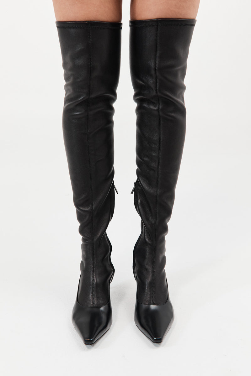 Sock High Boot - Black