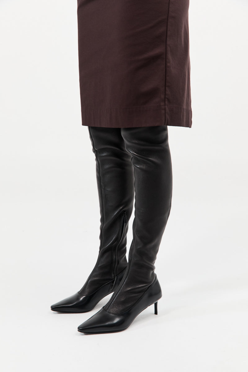 Sock High Boot - Black