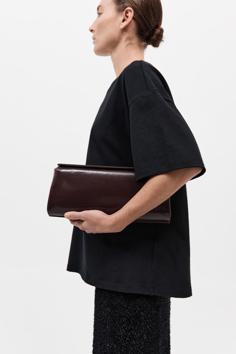 East West Baguette Bag - Bordeaux