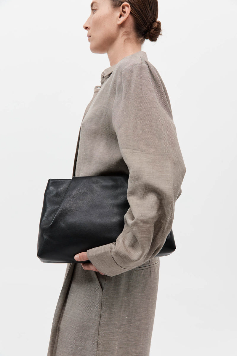 Soft Tuck Clutch - Black