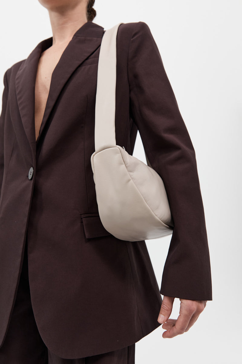 Soft Crescent Bag - Creme