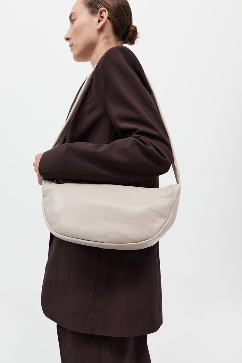 Soft Crescent Bag - Creme