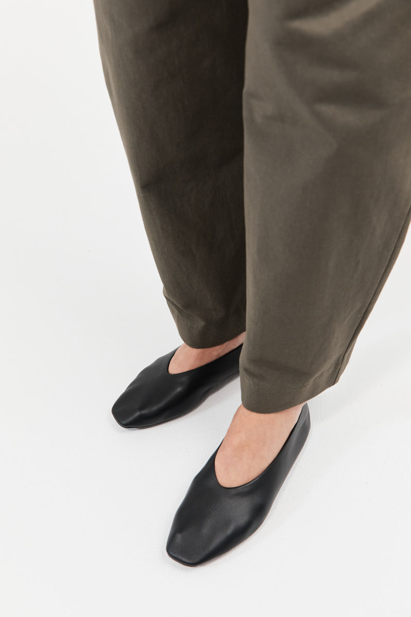 Soft Glove Ballet Flat - Black