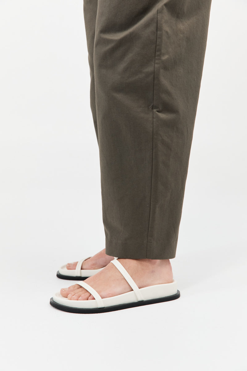 Fine Double Strap Slide - Off White