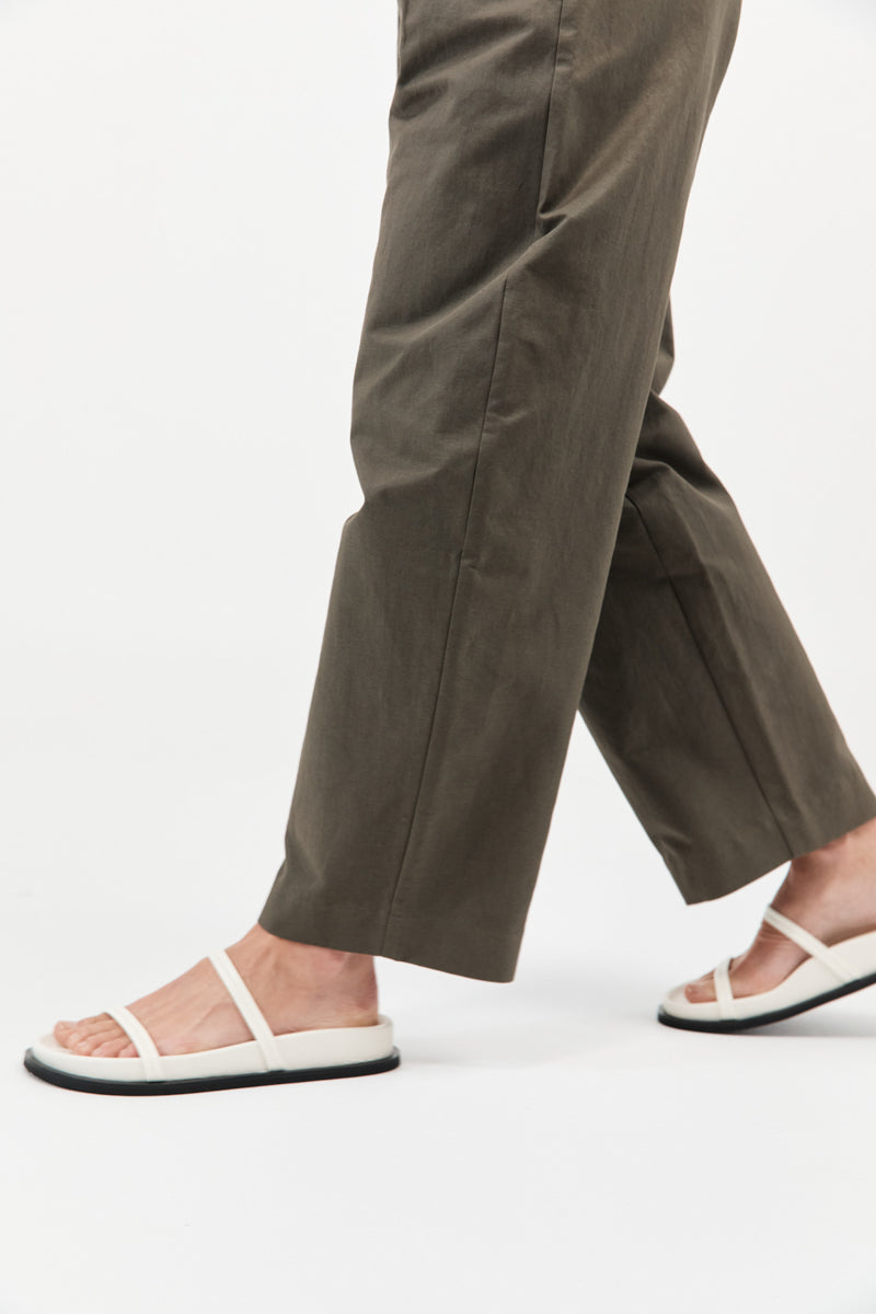 Fine Double Strap Slide - Off White