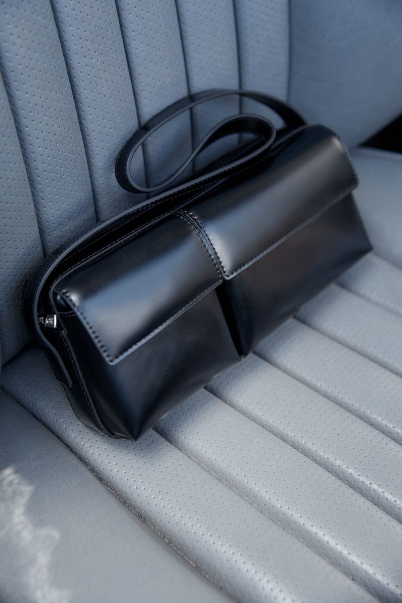 90s Utility Shoulder Bag - Black