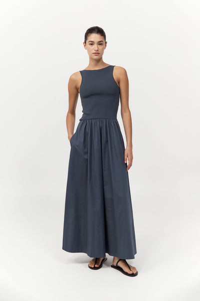 st agni cut out midi dress St. Agni | Bateau Cut Out Dress