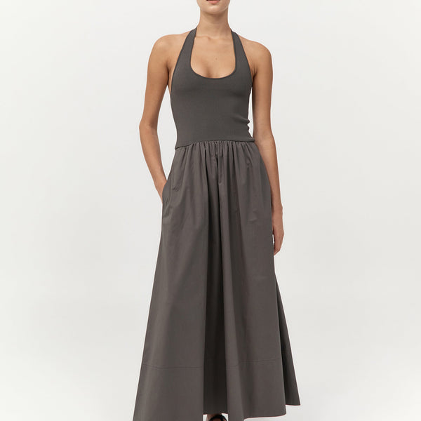 St. Agni | Halter Gathered Dress