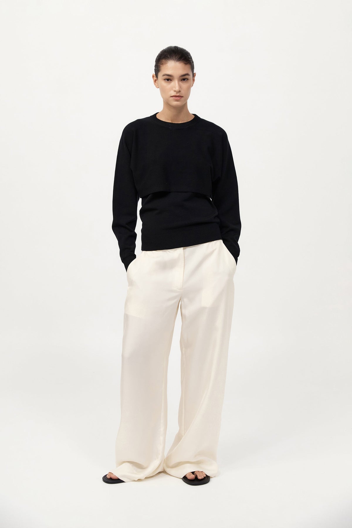 Two Piece Jumper - Black
