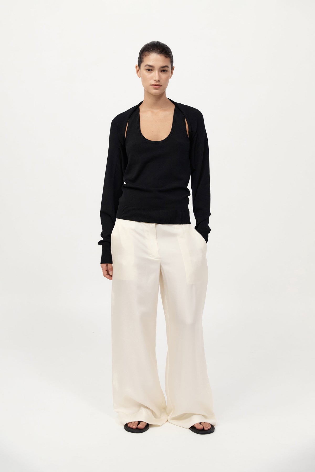 Two Piece Jumper - Black