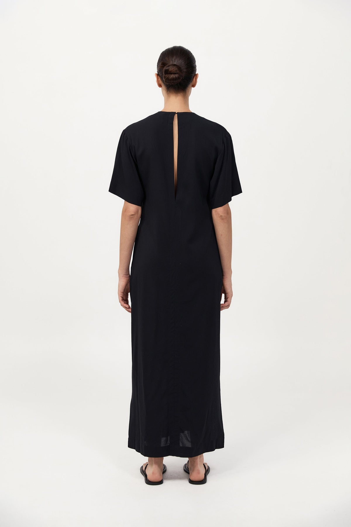 Relaxed Tee Dress - Black