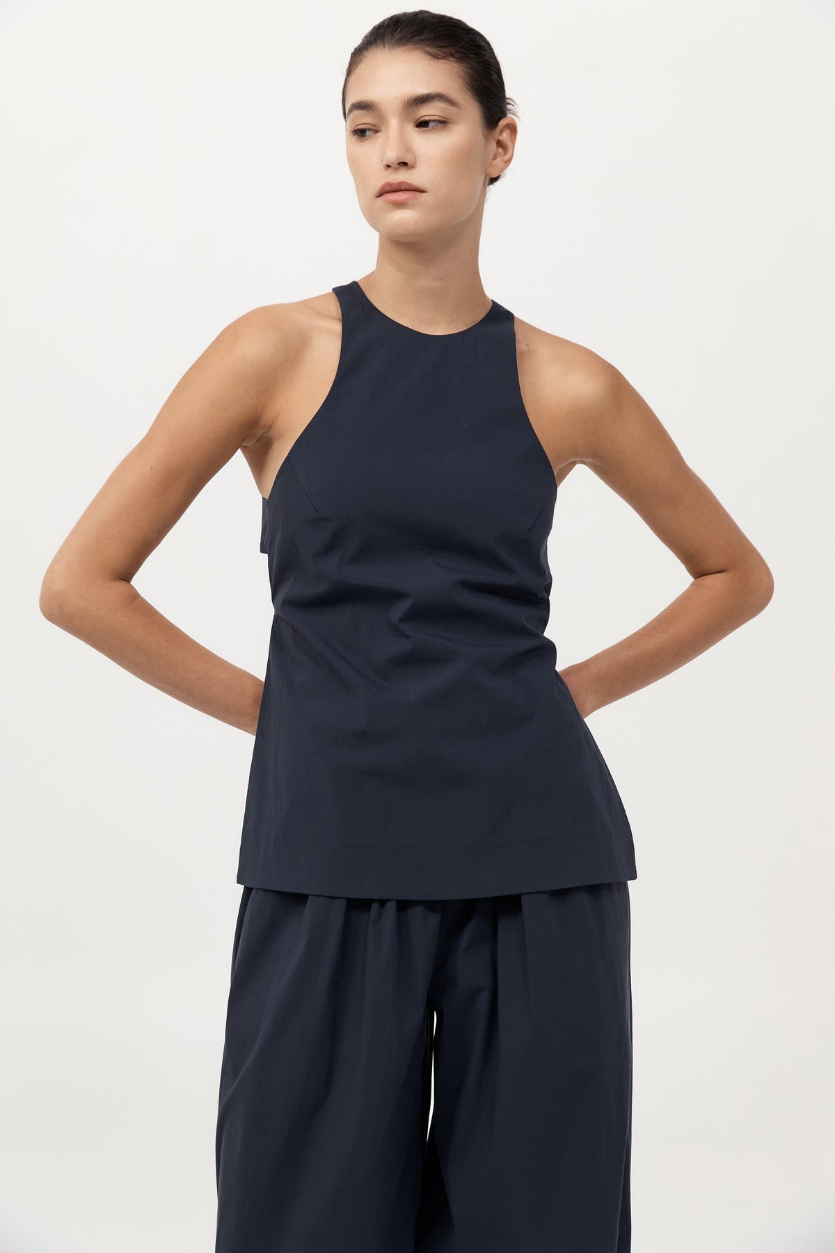 Racerback Top - Dark Ink