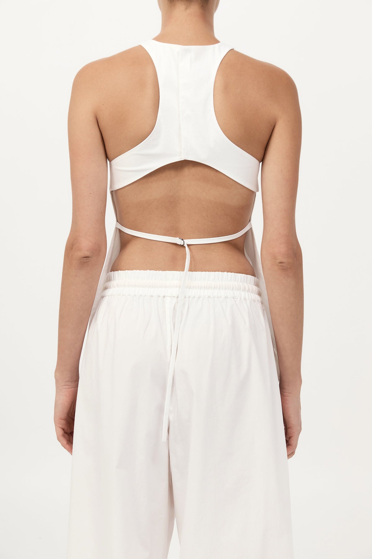 Racerback Top - White