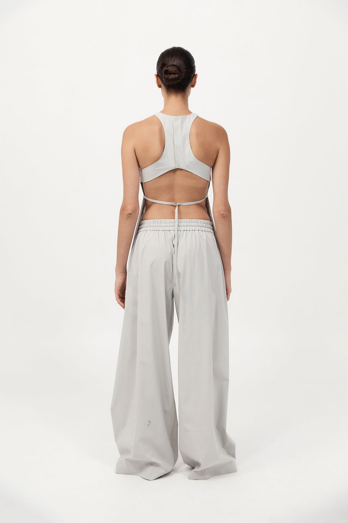 Everyday Drawstring Pants - Silver