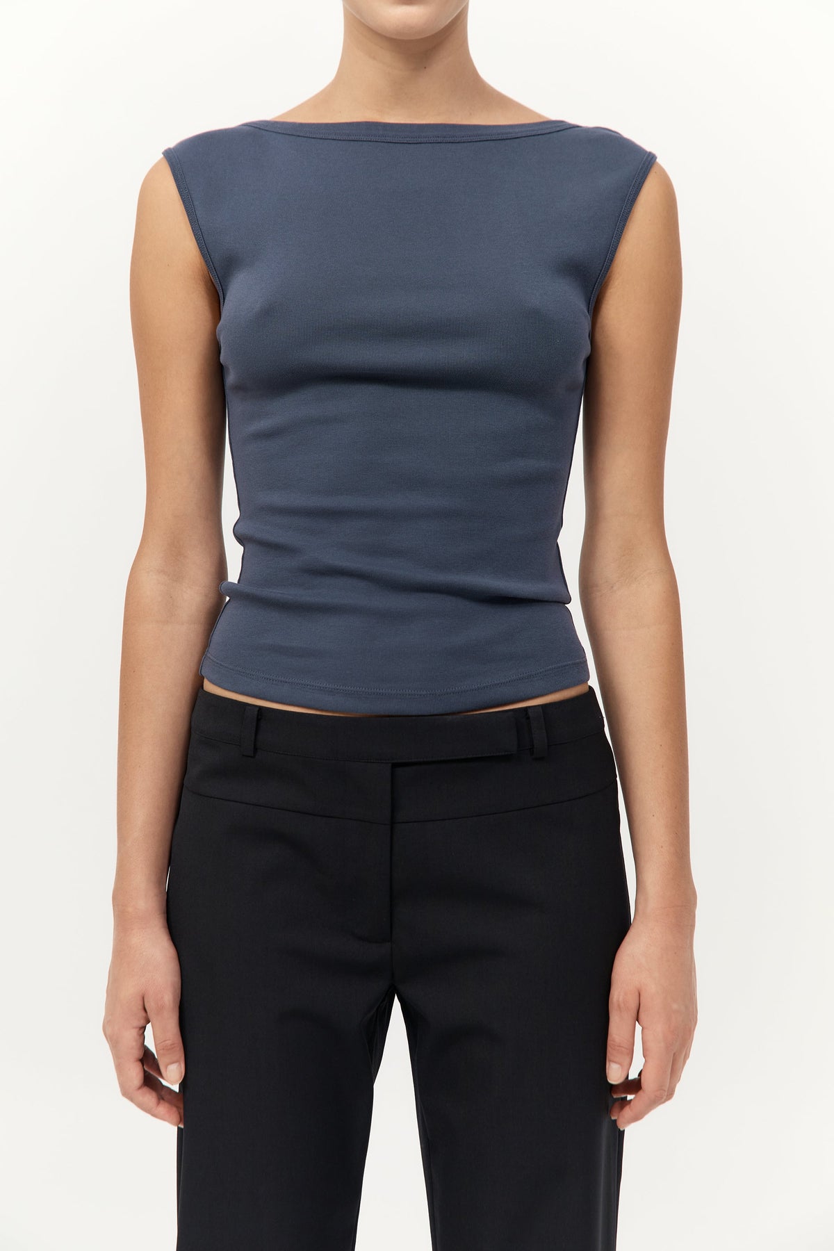 Organic Cotton Ballerina Top - Storm