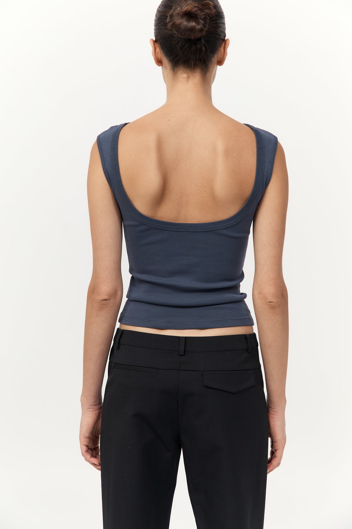 Organic Cotton Ballerina Top - Storm