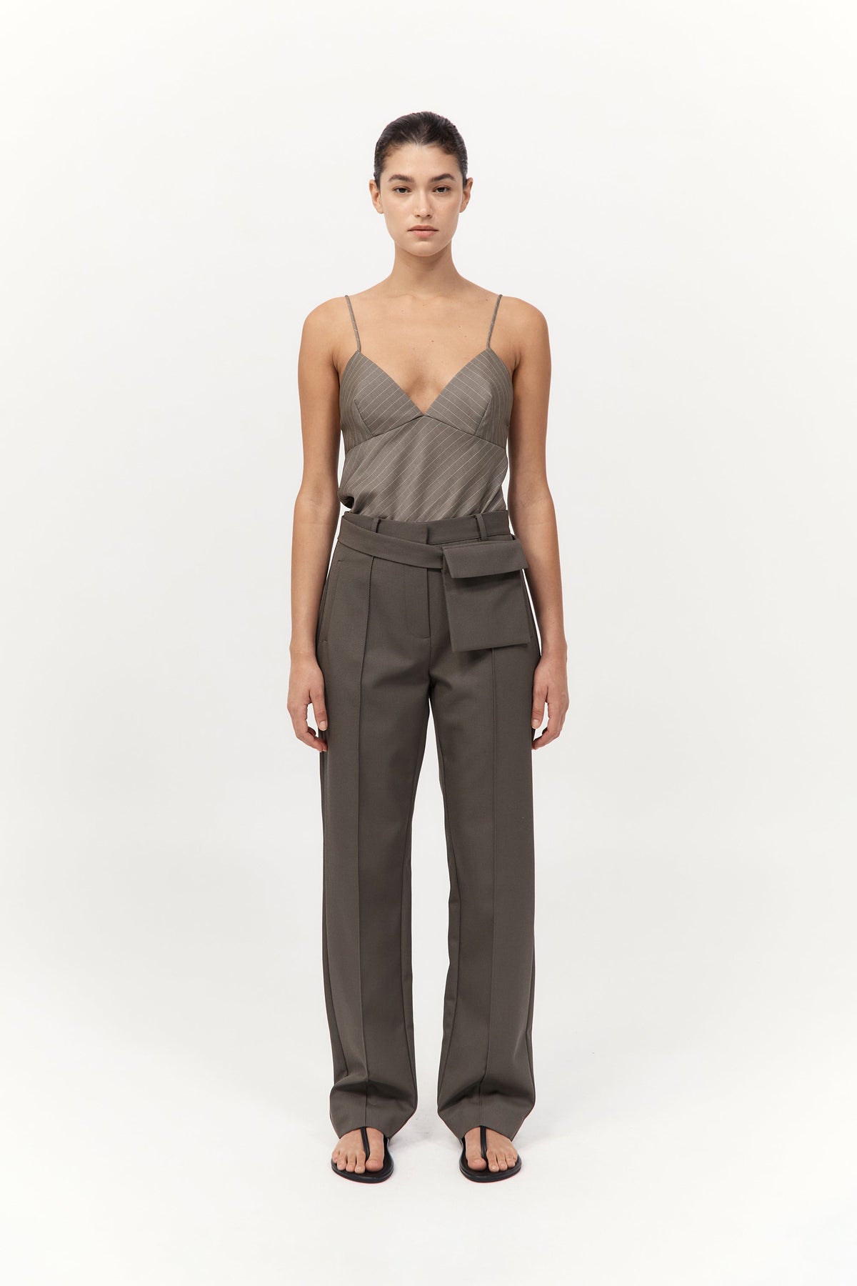 Utility Pocket Pants - Khaki