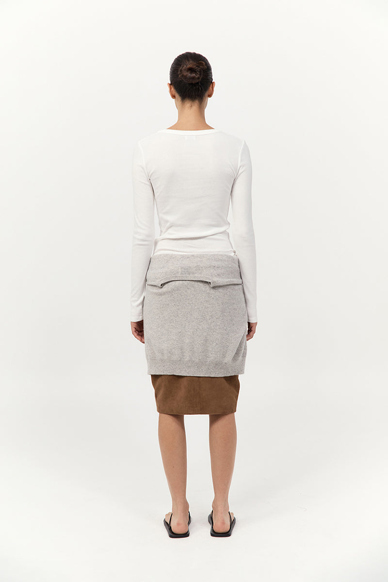Organic Cotton Long Sleeve Top - White