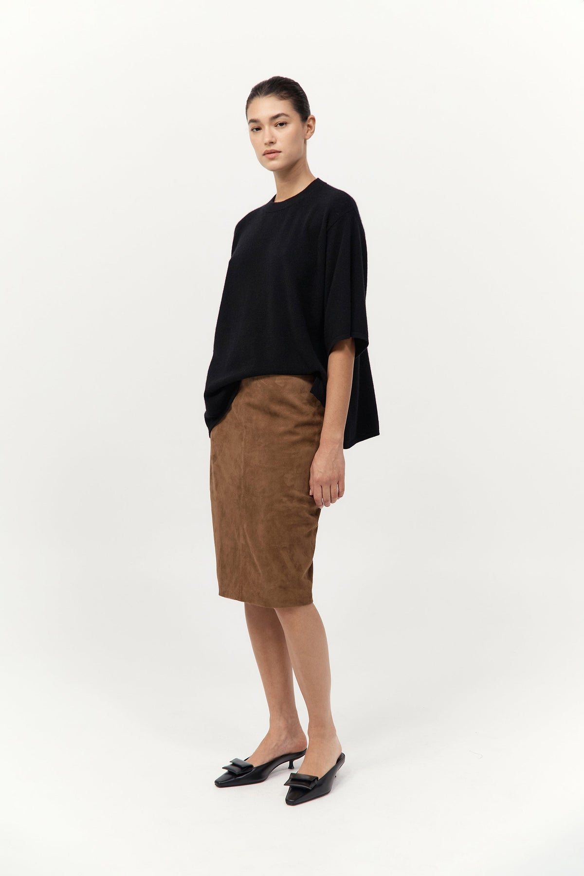 Cashmere Copain Tee - Black
