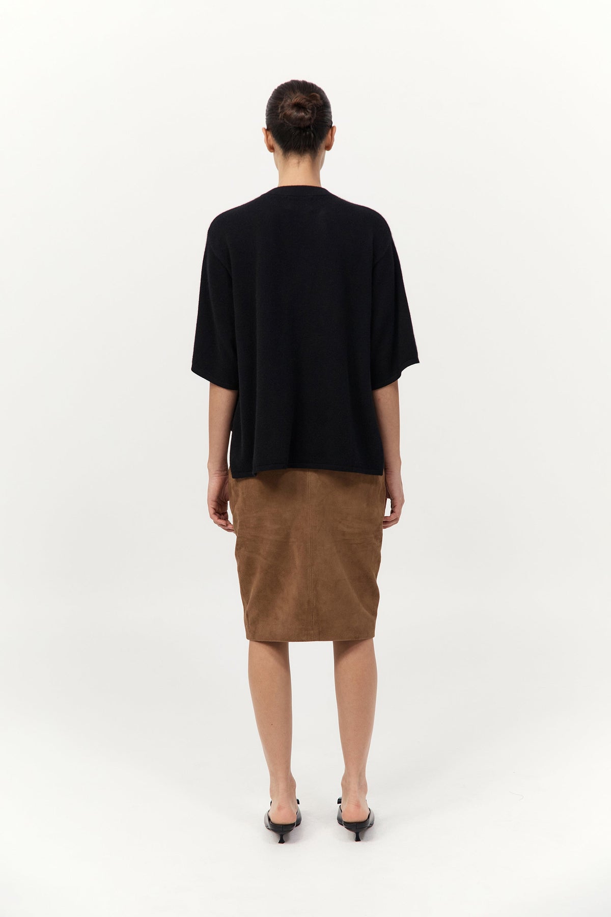 Cashmere Copain Tee - Black