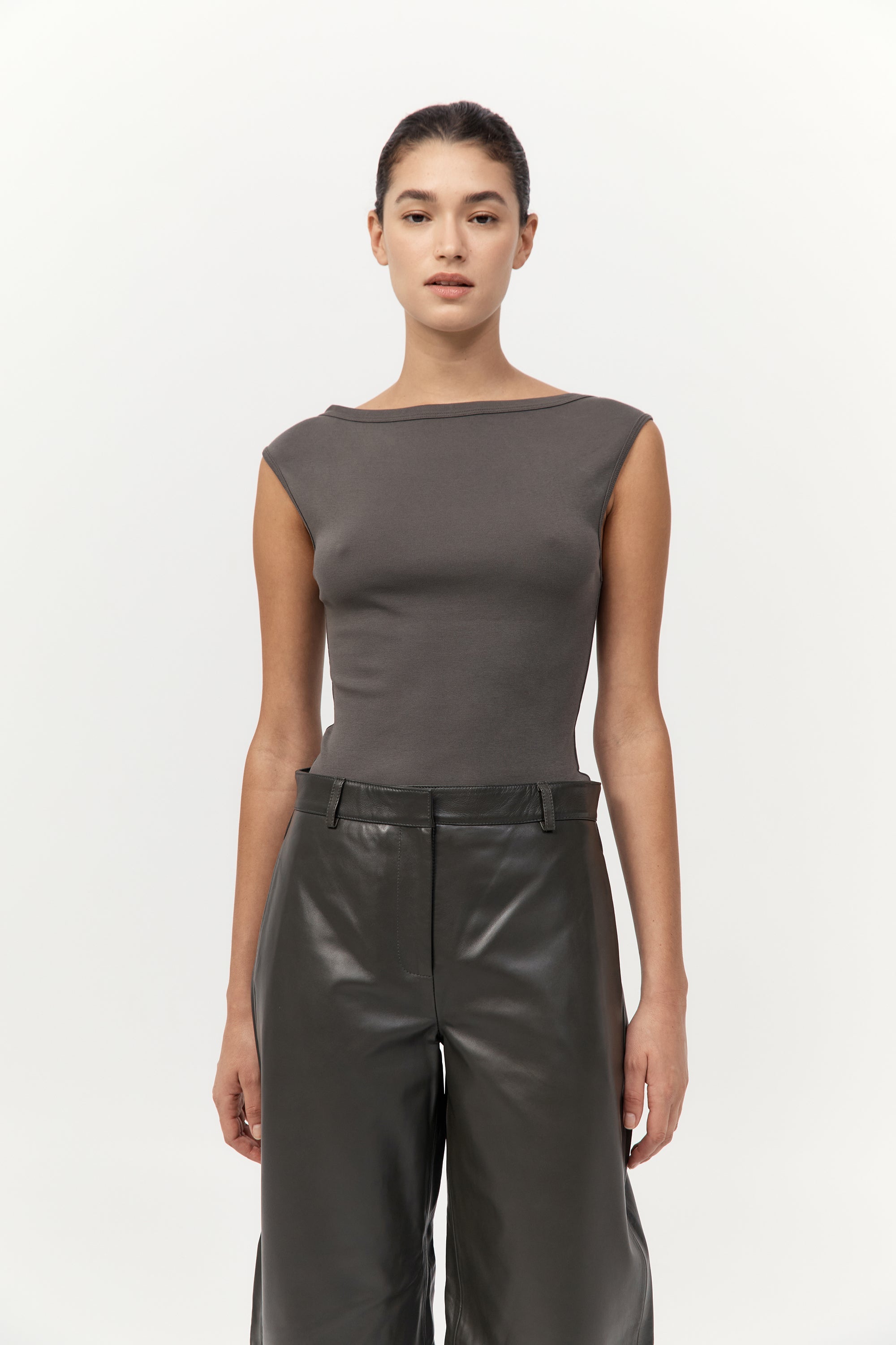 Organic Cotton Ballerina Top - Khaki