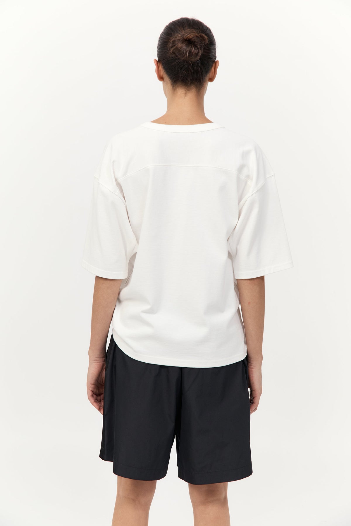 Organic Cotton Match Tee - Off White