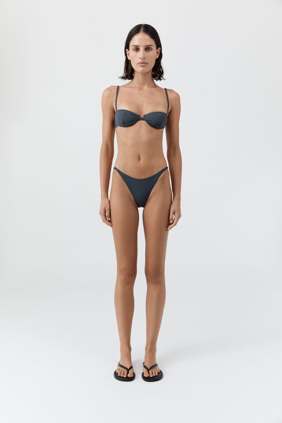 Balconette Bikini Top - Graphite