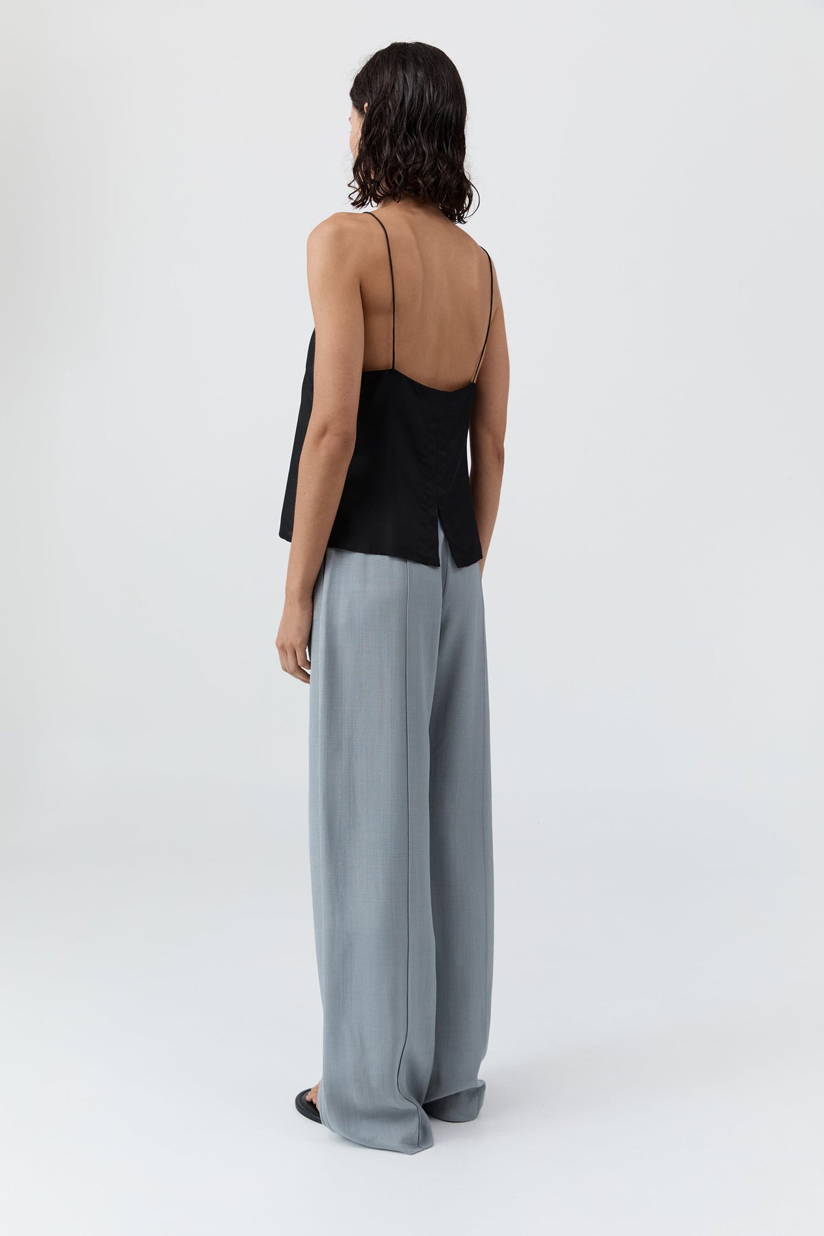 90s Silk Twill Cami - Black