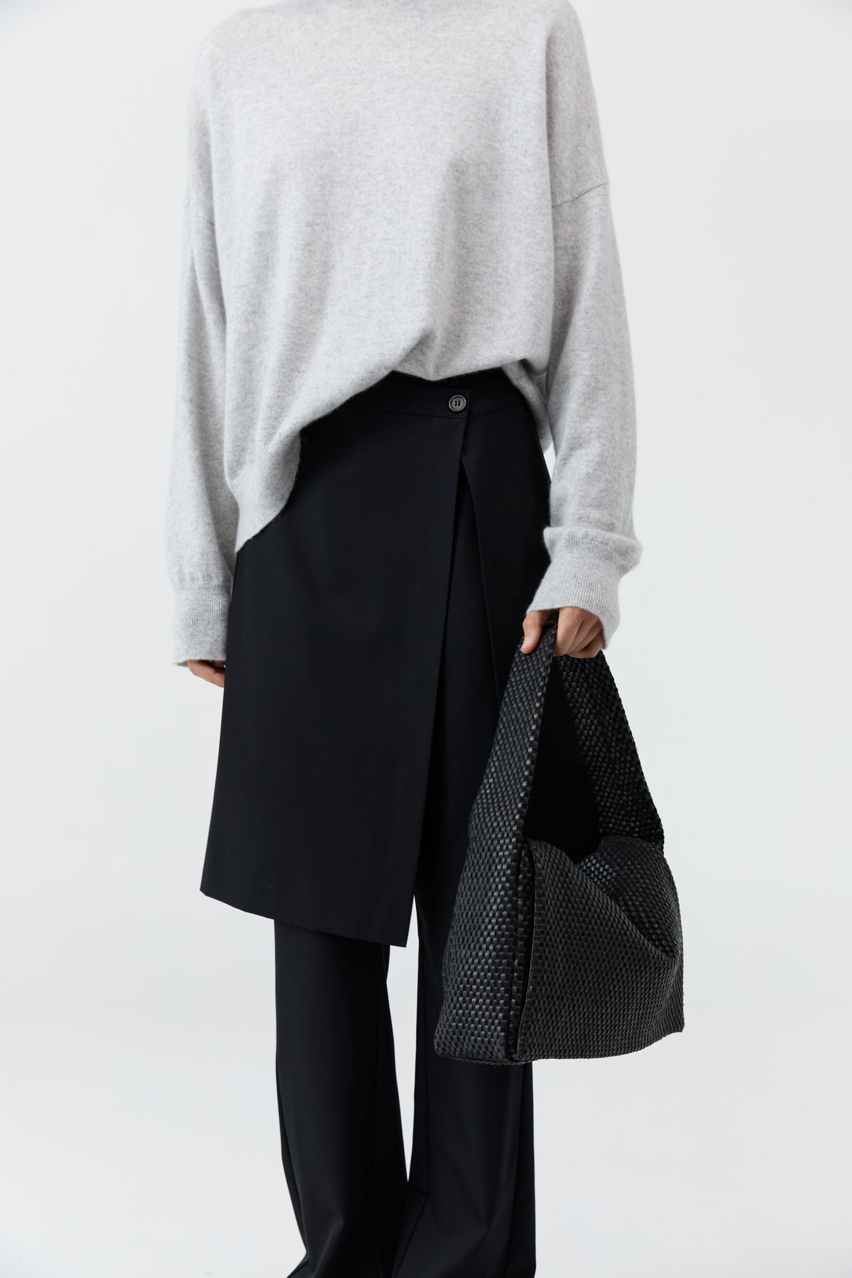 Lattice Everyday Satchel - Black