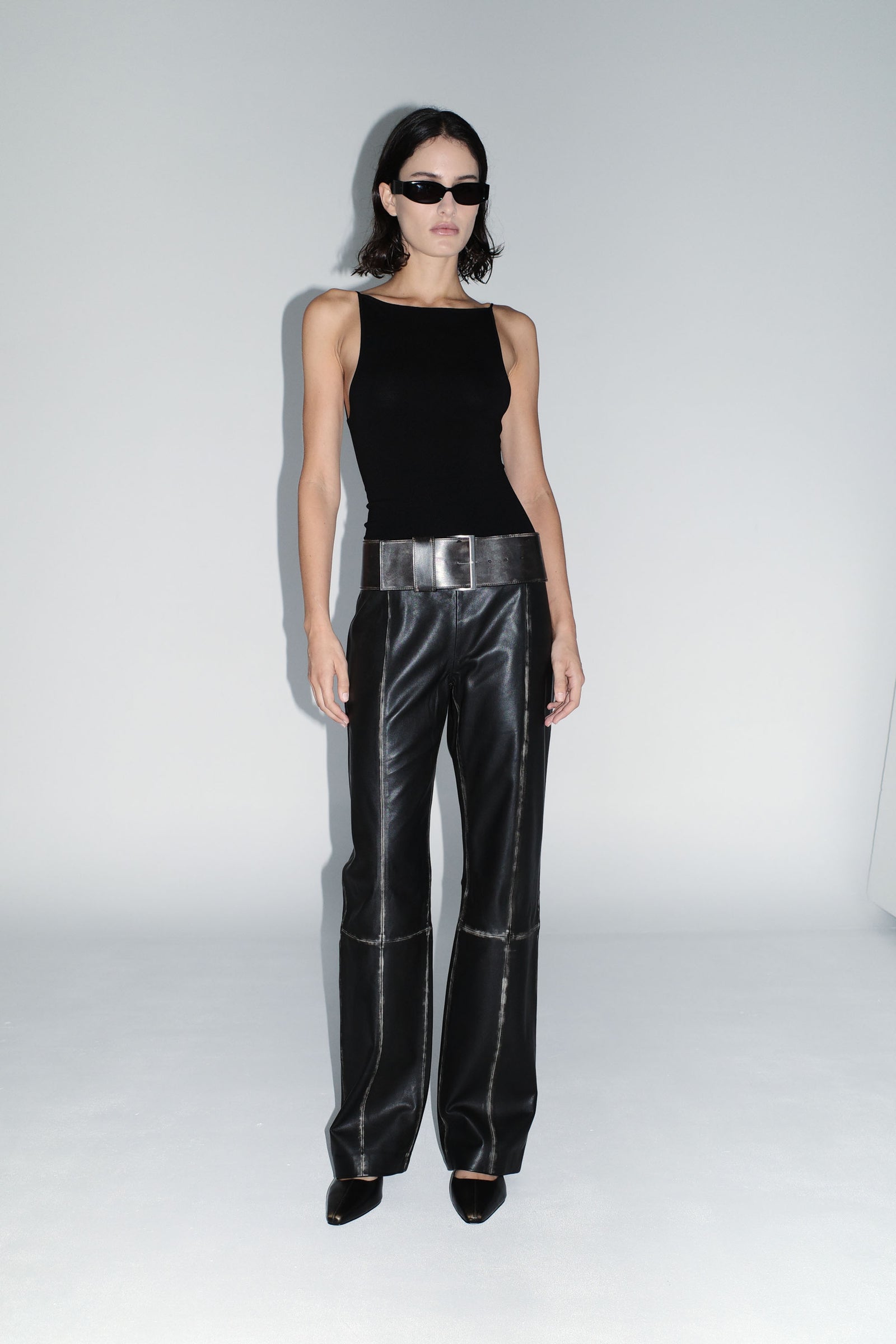 PRE-ORDER: Brushed Wide Classic Belt - Black