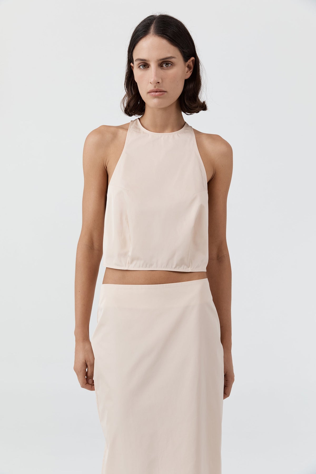 Paper Taffeta Cocoon Top - Pink Salt