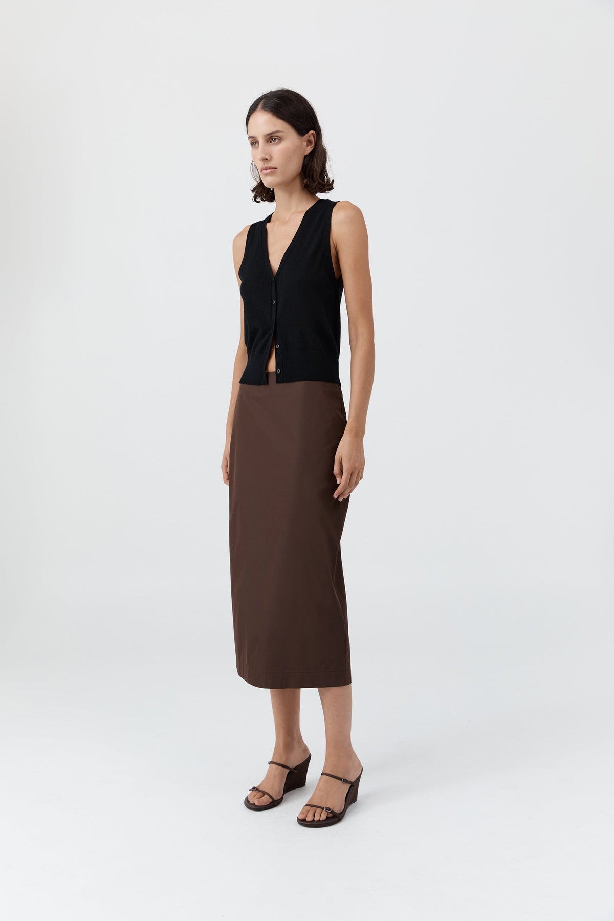 Merino Wool Oupa Vest - Black