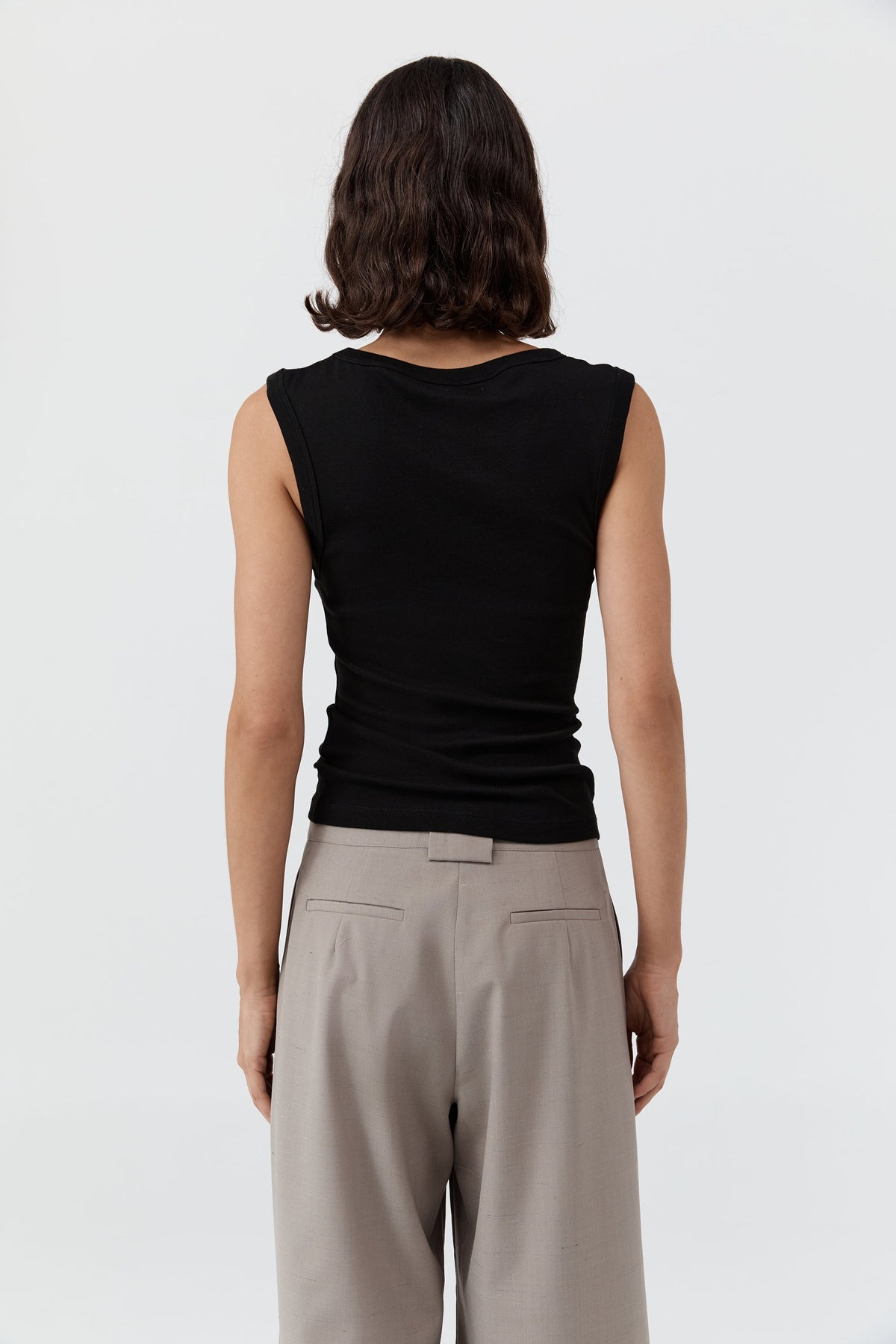 Organic Cotton 90s Top - Jet Black